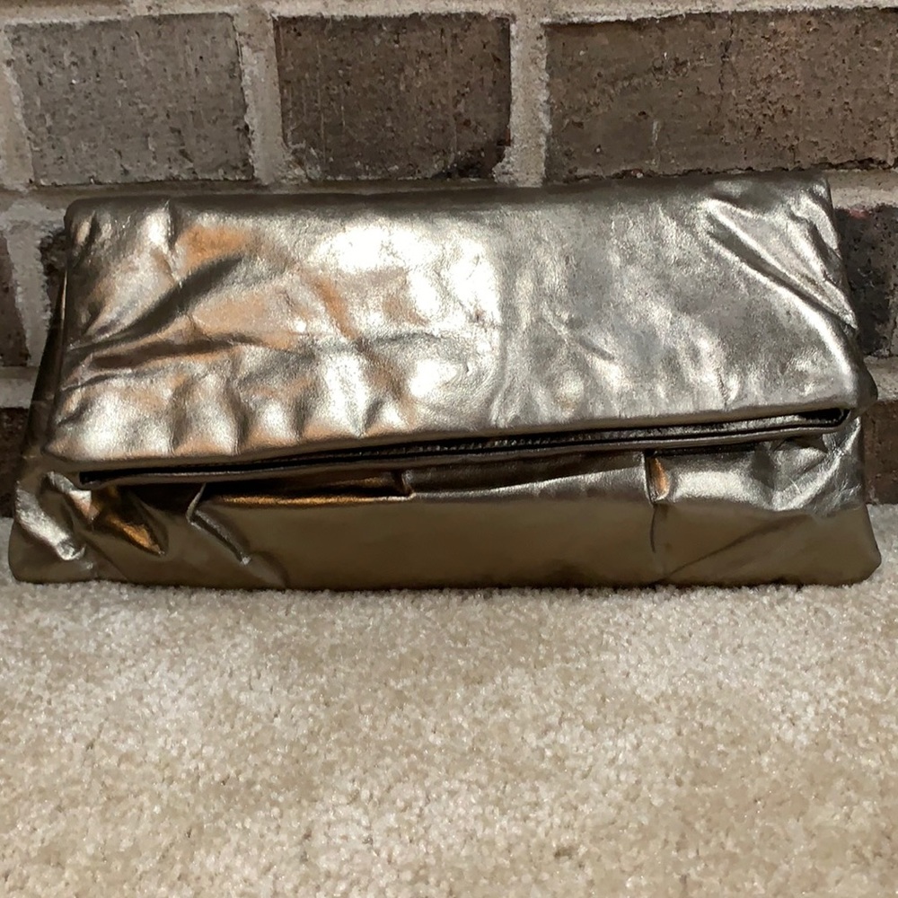Vintage Clemente fold over clutch